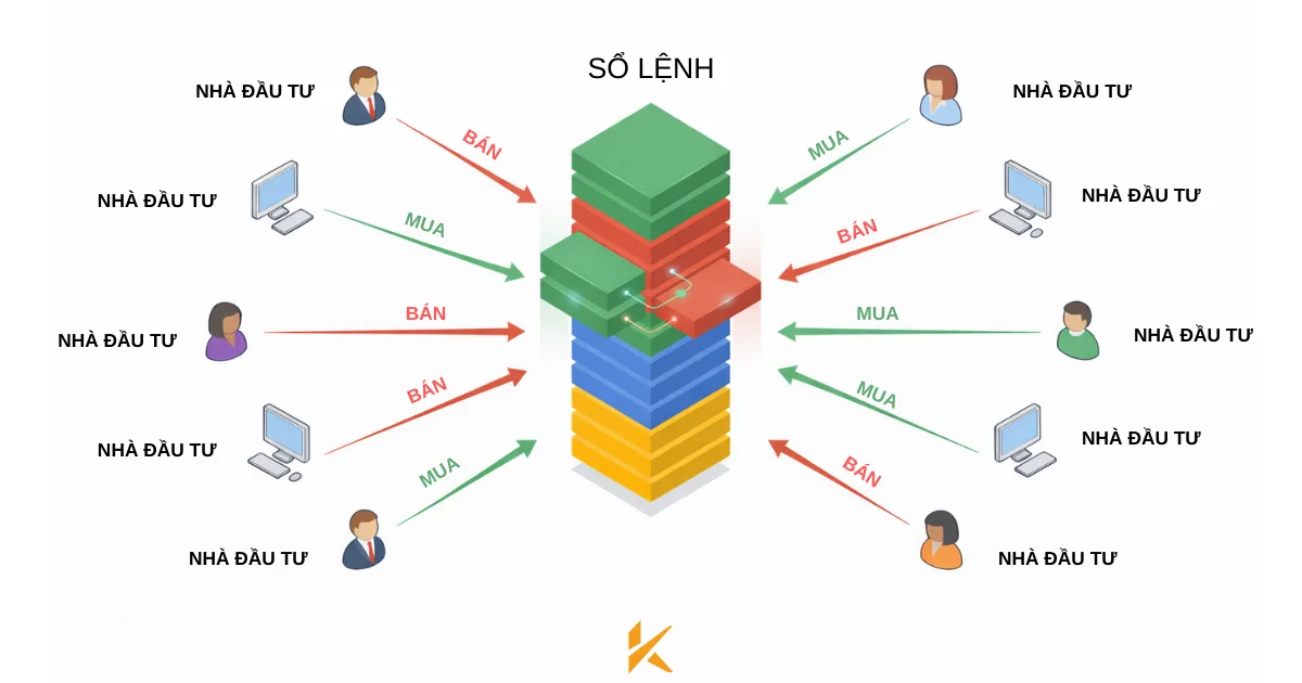 Cấu trúc thị trường order-driven (định hướng bởi lệnh) Cấu trúc thị trường order-driven (định hướng bởi lệnh)