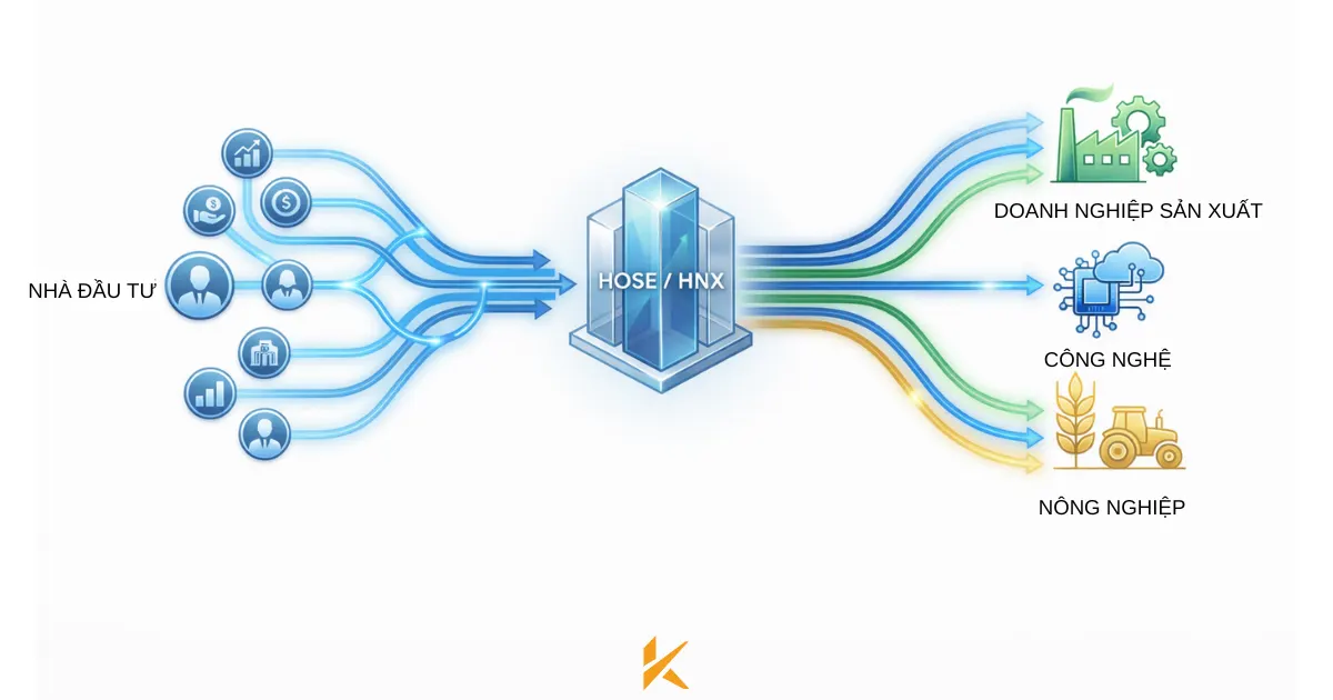 Dòng chảy vốn trên thị trường chứng khoán Dòng chảy vốn trên thị trường chứng khoán